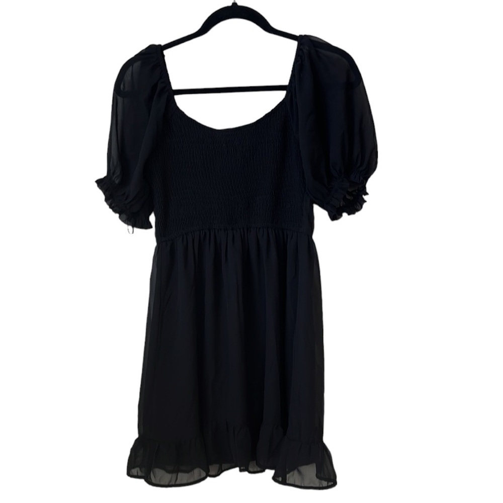 Hollister on or off shoulder channeled dress